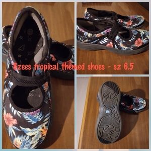 Bzees tropical theme shoes